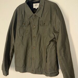Ecko Unlimited Men's Olive Green Insulated Light Jacket (L)